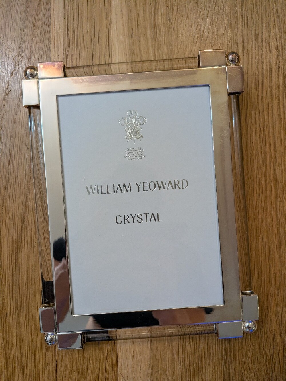 William Yeoward Crystal Frame 6.5"x8.5"